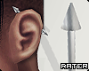 ✘ Spike Ear Silver. L
