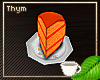 Cute Pumpkin Cake Slice