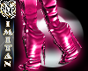 (MI) Long boots pvc pink