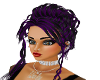 classic lady purple hair