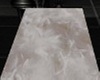 white goose feather rug