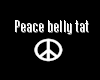 Peace Belly Tat