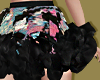 Sequin Ruffle Mini Skirt