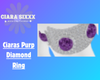Ciaras Purp Diamond Ring