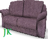 JK! Purple Suede Couch