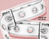 !!D Legs Straps White