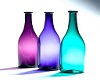 Colored Wine Bottles/bg