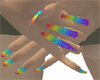 LK Rainbow Nails