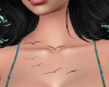 8! Chest Birds Tattoo