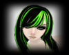 blackgreen hair pixie