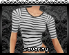 *S Black Striped Shirt