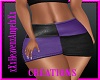 Bo Purple & Black  Skirt