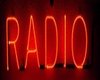 neon radio sign