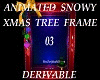Dev Snow Xmas Tree Frame