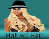 *CV*Bl/Gry Hat/Hair