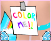 .R. Crayon Color Me Sign