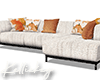 Fall Sofa with Pillows