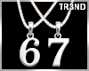 ᵀ Silver 6 7 Chain M