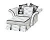 White black Wolf chair