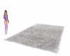 Light Grey Fur Rug