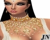 J* Gold Indian Necklace