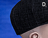 𝖉.Flat Cap Black