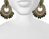 Swinging Emerald jhumka