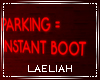 L| Parking Sign [Red]