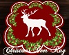 Christmas Deer Rug