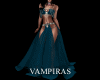 Teal Goddess Dress
