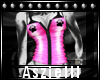{A3}Lace-up BPink Paw
