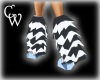 Rave Zebra Monster Boots