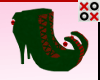 Green & Red Elf Boots