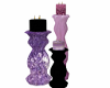 purple/black candels
