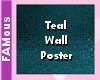 [FAM] Teal Wall Cover