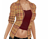 TF* Softone Plaid Top