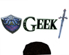 Geek Head Sign