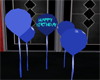 Float balloons Blue HBD