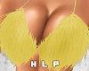 ▼ Yelleow Fur Bra