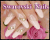 Swarovski Rose Nails