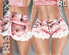 Pink Frayed Shorts RL