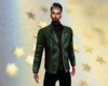 HB Leather Jacket green