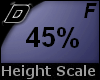 D► Scal Height *M* 45%