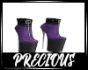 Sexy Purple/Black Boots