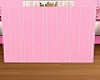 pink stripe wall