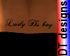 Lady D's boy tattoo