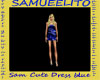 SAM CUTE DRESS BLUE
