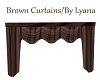 L /   Brown Curtains