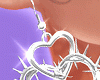 ☯ Tribal Earring Heart