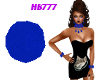 HB777 Pearl Earrings Blu